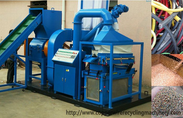 copper wires waste recycling machine