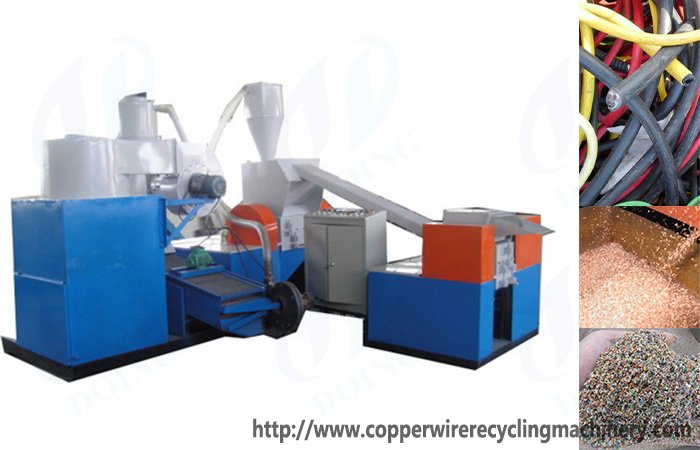  Cable Wire Recycling Copper Separating Machine