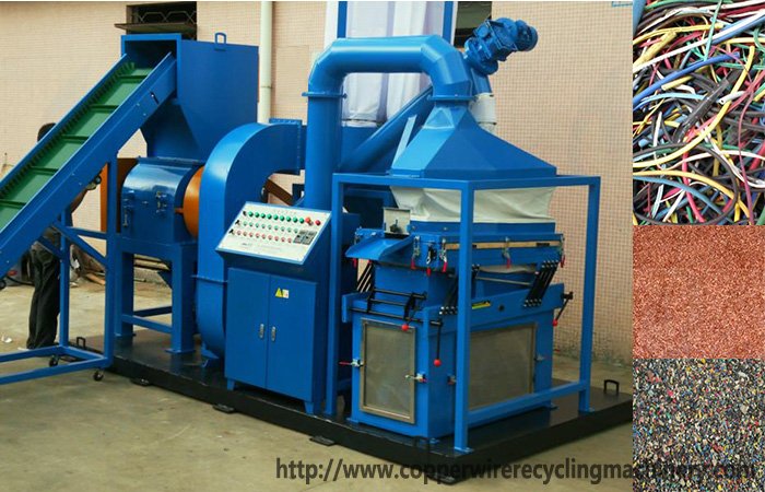 waste management extraction of copper machine