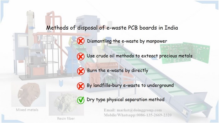  methods of disposal of e-waste PCB boards