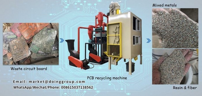 PCB circuit board recycling machine 