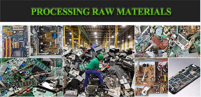 processing raw materials