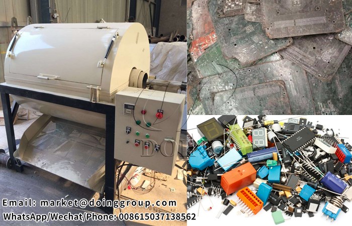 electronic components dismantling machine
