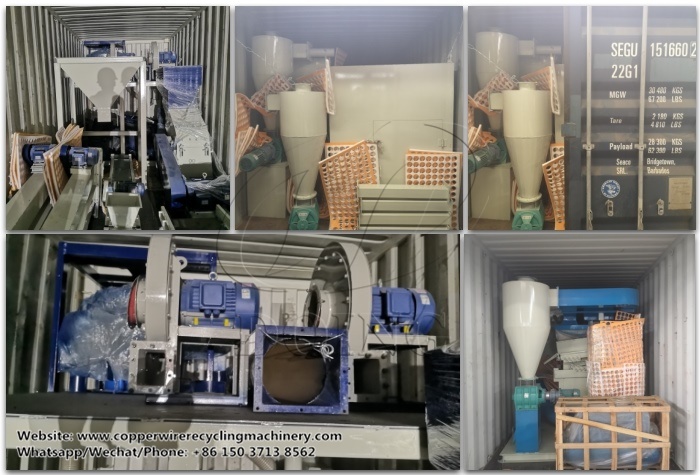 cable wire granulator and PCB recycling machine