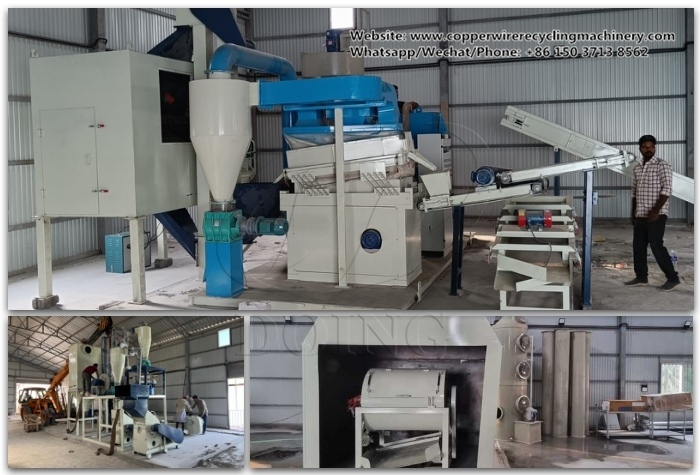 cable wire granulator and PCB recycling machine