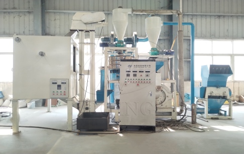 The customer from Taiwan, China ordered an aluminum plastic recycling separation machine