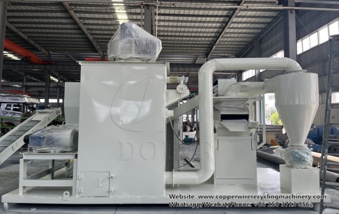 New order - Customer from Norway ordered a cable wire recycling machine from Henan Doing Company