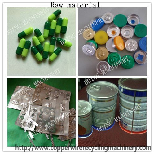 aluminum cans recycling machine