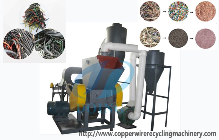 cable waste recycling machine