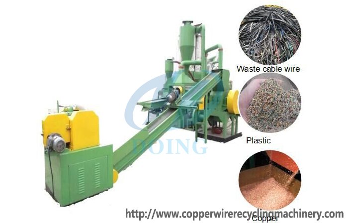 Copper wire recycling machine