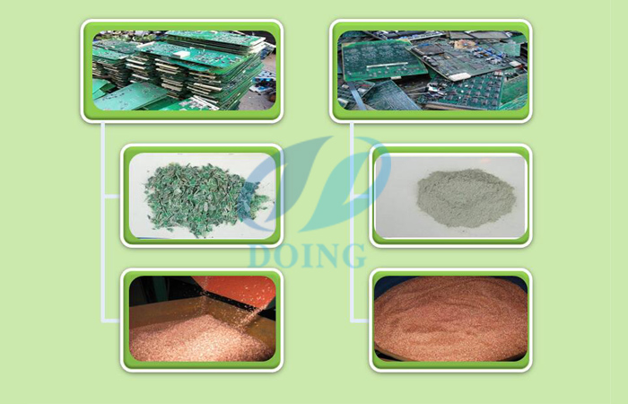 circuit board recycling plant